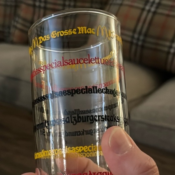 VTG McDonald's Restaurant Big Mac Slogan Collectible Drinking Glass Cup - Picture 6 of 13